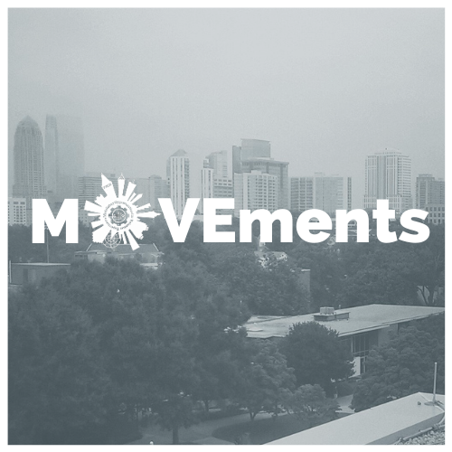 MOVEments written over the Atlanta Skyline